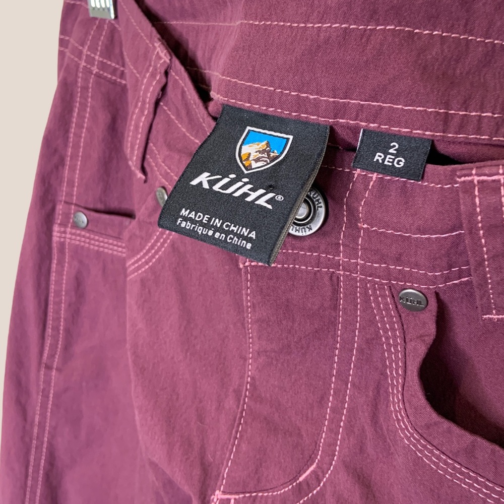 Kühl Burgundy Women’s Hiking Outdoor Pants Size 2 Regular